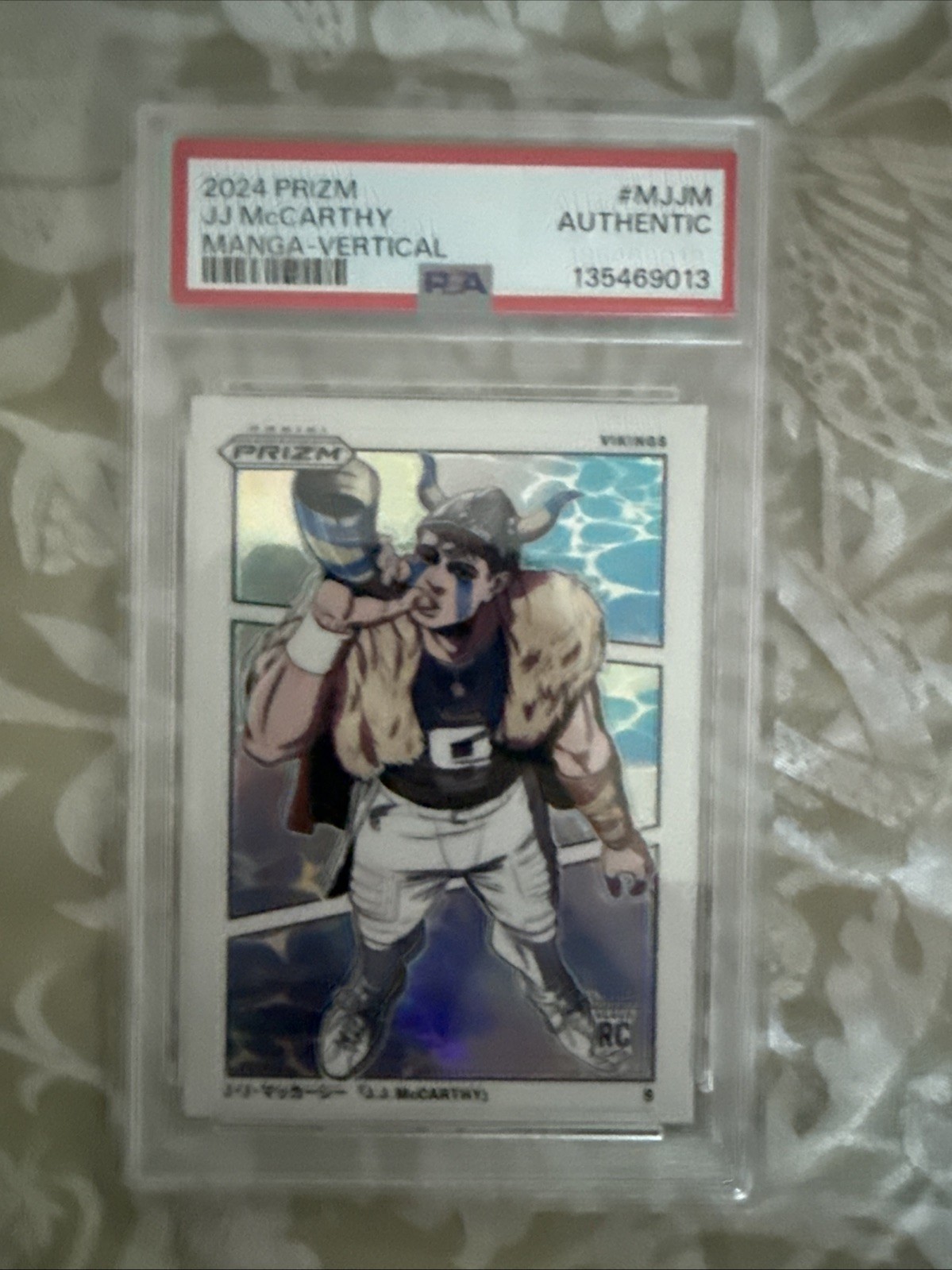 2024 Panini Prizm - Manga Vertical J.J. McCarthy #M-JJM (RC)