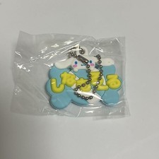 Sanrio Cinnamoroll Name Holder Miniature Rubber Mascot Unopened,