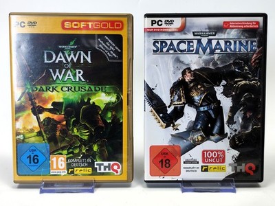 Warhammer 40k PC Spiele Space Marine + Dark Crusade | Deutsch | komplett