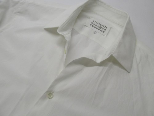 Rare MAISON MARTIN MARGIELA white dress shirt XL 42 Mint! W31 - Picture 5 of 12