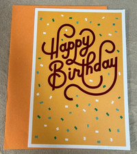 Happy Birthday Greeting Card W/ Envelope  Religious