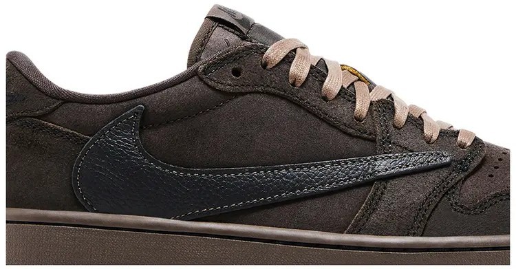 スニーカー Travis Scott Jordan 1 TD Velvet Brown 16 Air Jordan Jordan 1 Retro Low OG SP 'Travis Scott Velvet