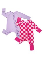 Baby Girl Romper Jumpsuit Bamboo Rayon Baby Clothes Boys  2 Way Zipper Outfi...