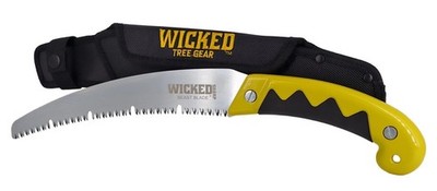 Wicked Tree Gear Beast Large Hand Saw with Sheath, 11'' Blade  