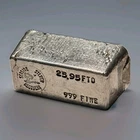 Seaside Silver Recovery 25.95 FTO Vintage Silver Ingot Strong Stamping Bar