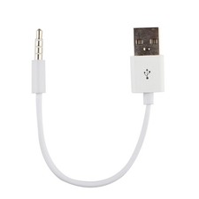 USB 3.5mm Data Sync Charger Cable Cord For Apple iPod Shuffle 3rd  4th Gen