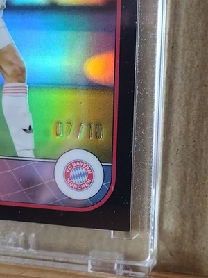 2025 Merlin Soccer Jamal Musiala Black Refractor Card #07/10 | eBay