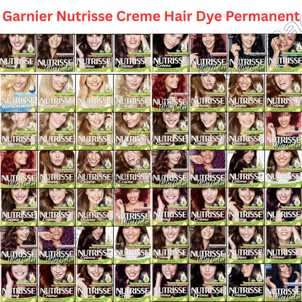 Garnier Nutrisse Ultra Crème Permanent Hair Dye Shade Natural-look free Shipping
