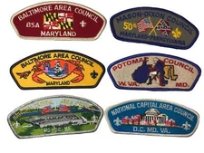Lot of Maryland Councils 1/2 Dozen BSA CSPs Mint CSP (BHP1839)