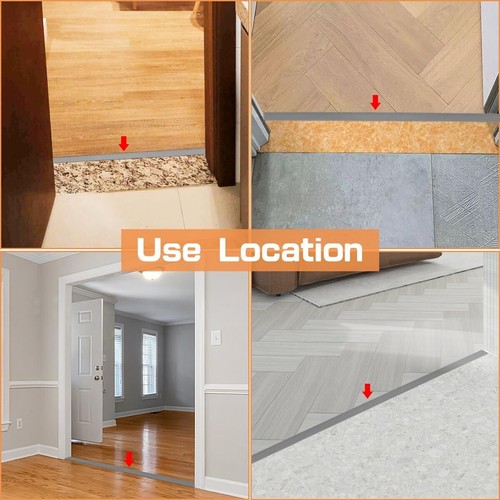 PVC Abdeckleiste Selbstklebend Übergangsprofil Flachleiste Abschlussprofil 3m - Bild 7 von 16