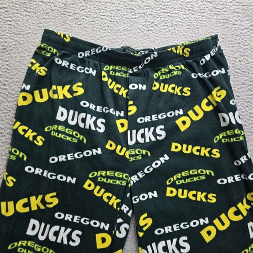 Oregon Ducks Pajama Pants Mens Extra Large XL All Over Print Lounge Fleece Draws - Picture 4 of 17