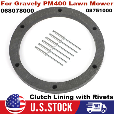 #ad For Gravely PM400 Lawn Mower Garden Tractor Clutch Lining with Rivets 08751000 $25.19