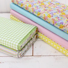 Threadart Premium Cotton Quilting Fabric Prints in 72 Patterns - 3 Yard Cuts