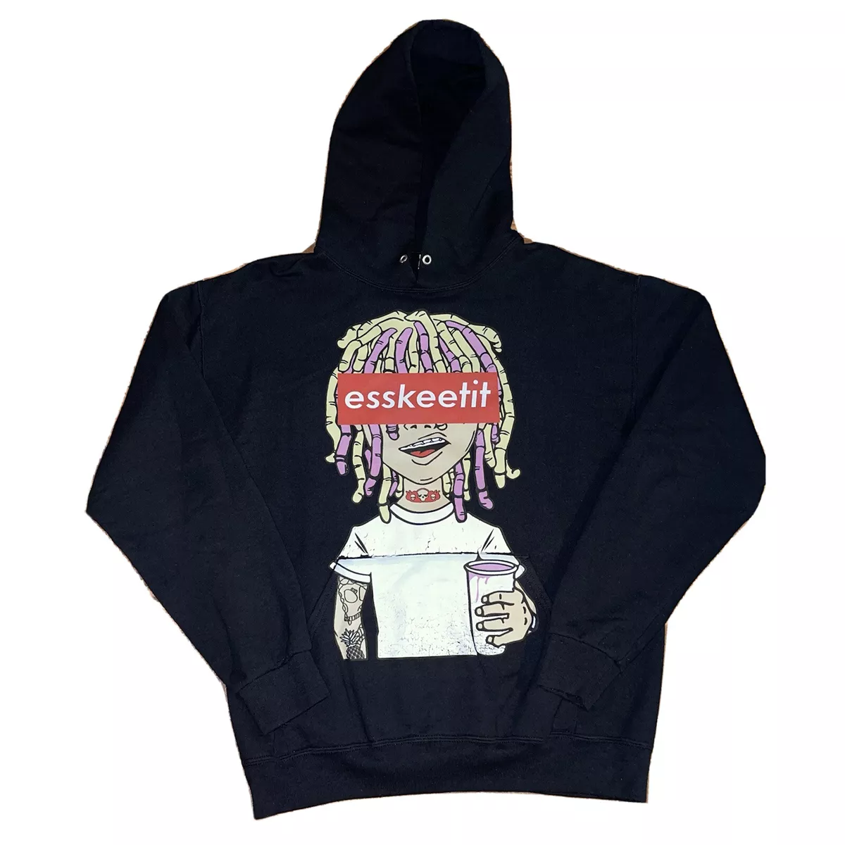 Lil Pump Rapper Hoodie Sweatshirt Size Medium Rare