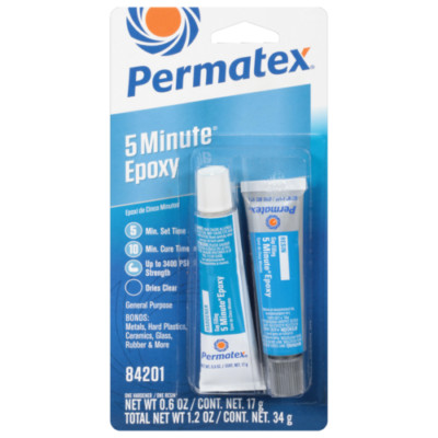 Permatex 84201 - 5 Minute Epoxy (1.2oz Total)