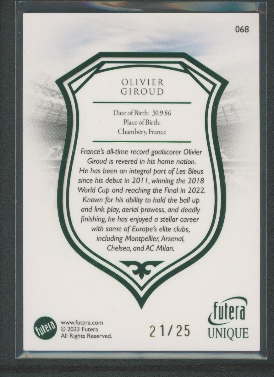 トレーディングカード Olivier Giroud Arsenal Futera
