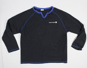 UNITED AIRLINES S / M MENβS T SHIRT LONG SLEEVE BUSINESS CLASS