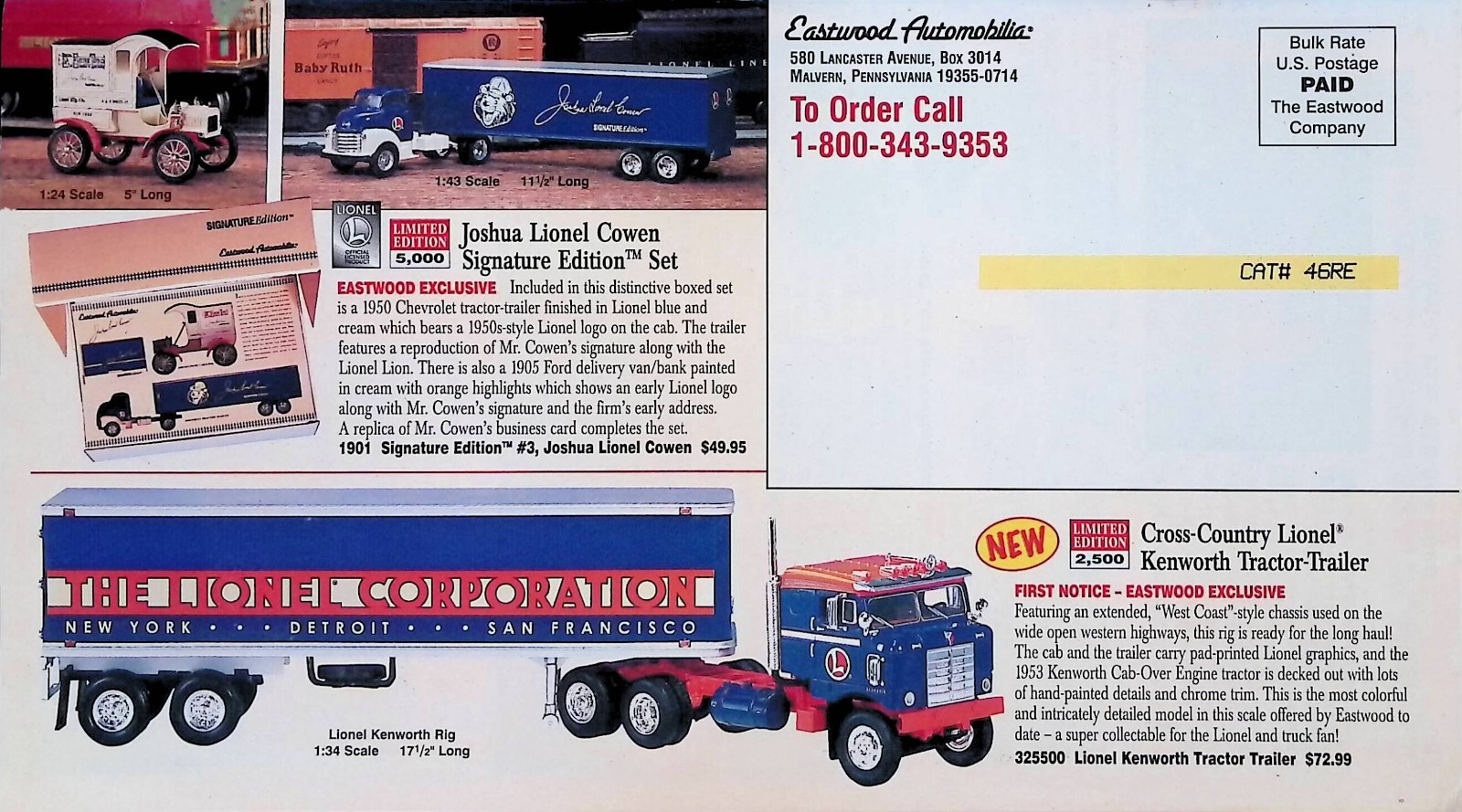 Eastwood Automobilia Transportation Collectables Catalog eBay