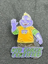 🌟Chuck E Cheese Mr. Munch Kid Check Certified Exclusive Employee Pin🌟