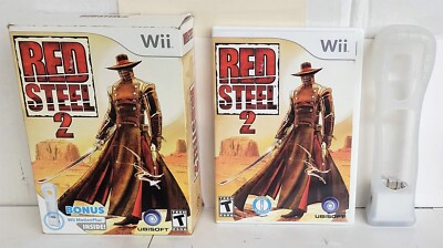 Nintendo Wii - Red Steel 2 - Bonus Wii MotionPlus Pack (2010) CIB - TESTED