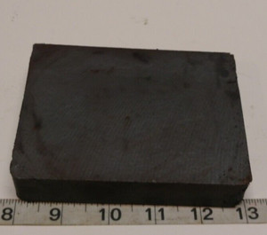 Super Strong Extra Large Ferrite   5"  x  3-3/4” x  1" Block
