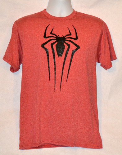 Camiseta Spider-Man Auténtica Camiseta Gráfica Marvel Roja Heather Nueva con Etiquetas - Imagen 2 de 3
