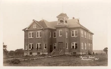 RPPC - Public School - Powassan, ON - Vintage Postcard