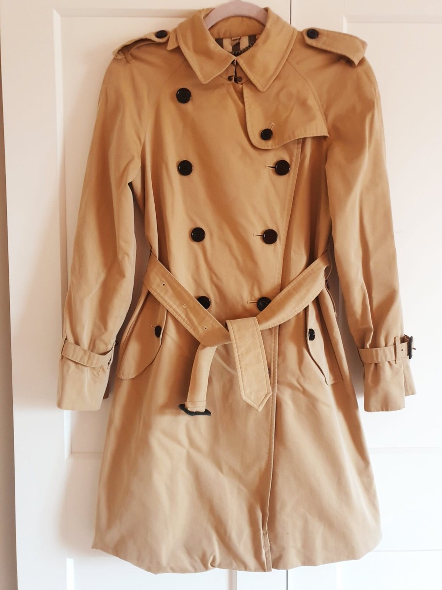 Burberry Prorsum Kensington Heritage Honey Beige Trench Coat UK