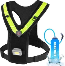 Running Vest for Women Men, Adjustable Hydration Vest Running with Water Bladder