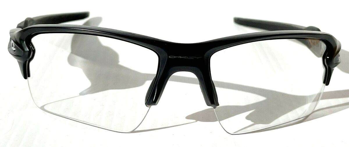 Oakley FLAK 2.0 XL Matte Black Frames w Clear Lens Sunglass Oakley FLAK 2.0 XL Matte Black Frames w Clear Lens Sunglass