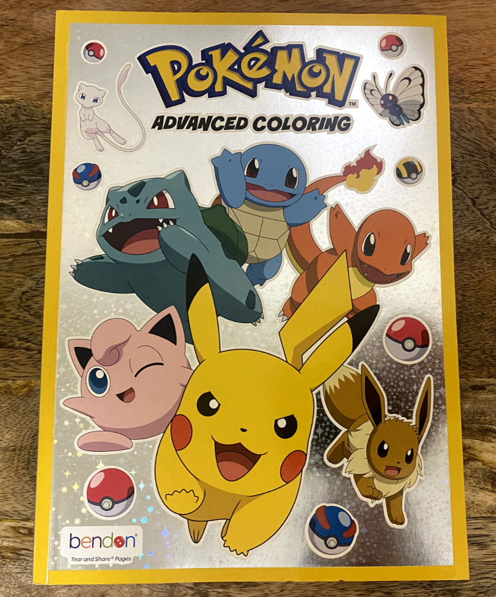 Bendon Pokemon Advanced Coloring Book Tear and Share Pages Brand New 2022