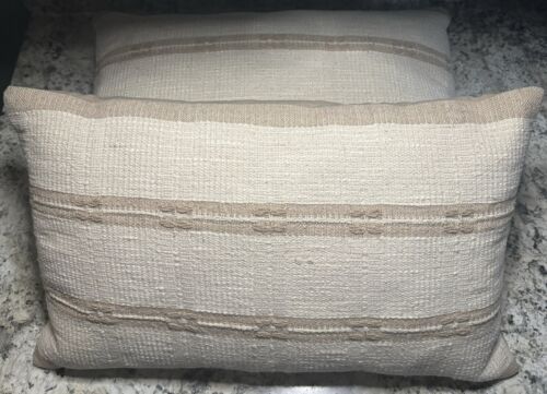 Two Diego Pillows By Amber Lewis - Loloi Stunning 14x22 Pillow MSRP $100 Each