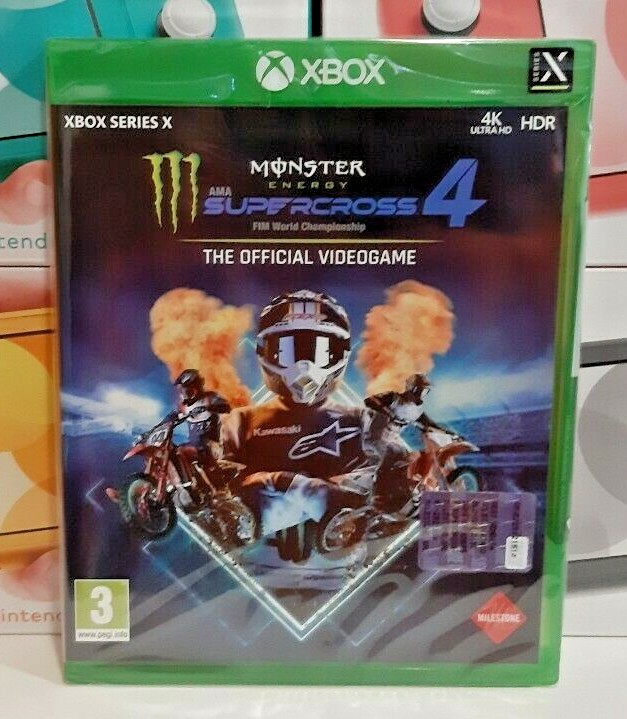 Monster Energy Supercross 4 XBOX Series X NUOVO ITA