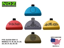 Grip Frame Slug Plug for Glock 17 19 Gen 1-3 Aluminum Black Engravings Patriotic