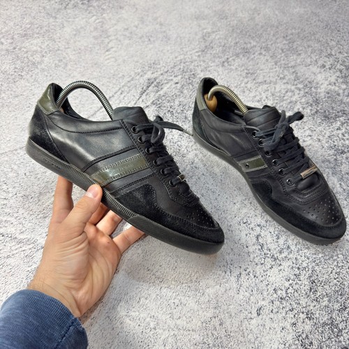 Dior Homme Mens Black Leather Sneakers US8 UK7 EU41 26cm - Bild 4 von 18