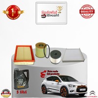 Inspektionskit Filter + ÖL Citroen DS4 2.0 Hdi160 120KW 163CV Von 2011->