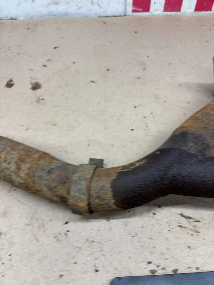 Oldsmobile 303 324 1949 50 51 52 53 1956 OEM MOTOR ESCAPE SECCIÓN TUBO REPARACIÓN Foto 3 de 4