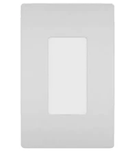 (5-PACK) PASS & SEYMOUR LEGRAND 1 GANG SNAP ON SCREWLESS DECO WALL PLATE *C16