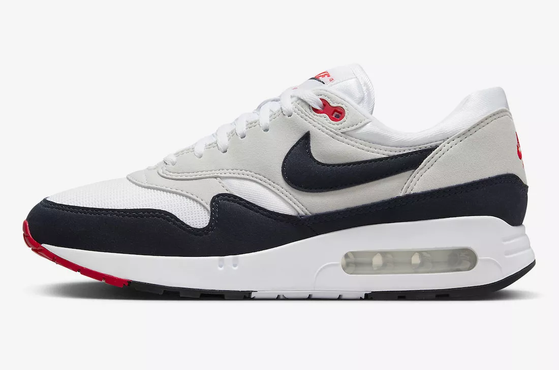 Nike Air Max 1 86 OG Big Bubble 'Obsidian' White Red Blue DQ3989