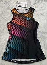 Pearl Izumi NEW Tri Top Women M Elite Pursuit Graphic Race Fit Zip 2 Pocket
