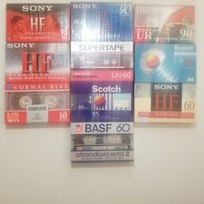 New Cassette Tapes Lot Of 10 Assorted 60/90 Min