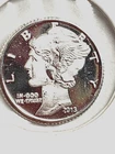 Mercury Dime, 10-PACK of Solid Silver, 1 Gram mini Rounds, by REEDERSONG