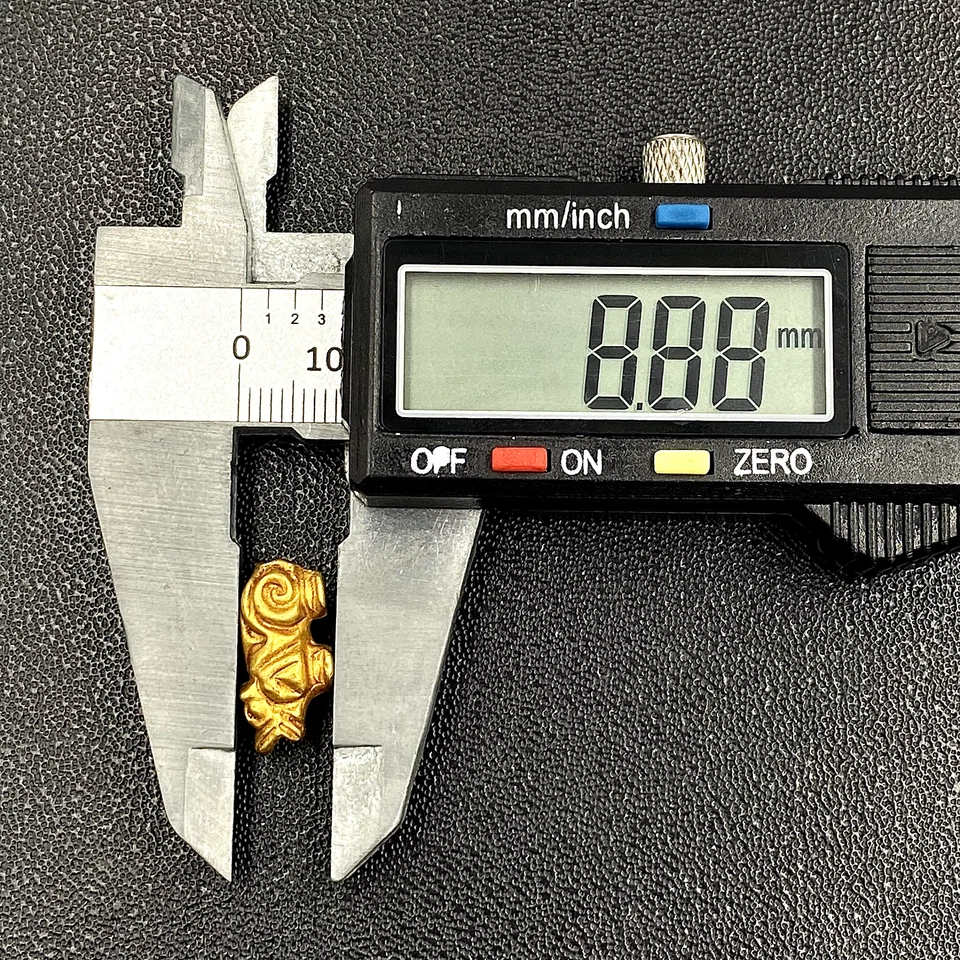 Figuras de elefante animales cuentas de oro de colección cuentas del período Pyu sudeste asiático Foto 4 de 4