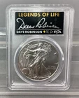 2021 T-1 American Silver Eagle - PCGS - MS 70 - Last Day - Dave Robinson