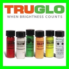 Truglo GLO-BRITE Hi-Visibility Paint Kit, Hi-Vis Gun Sight Paint kit TG985A