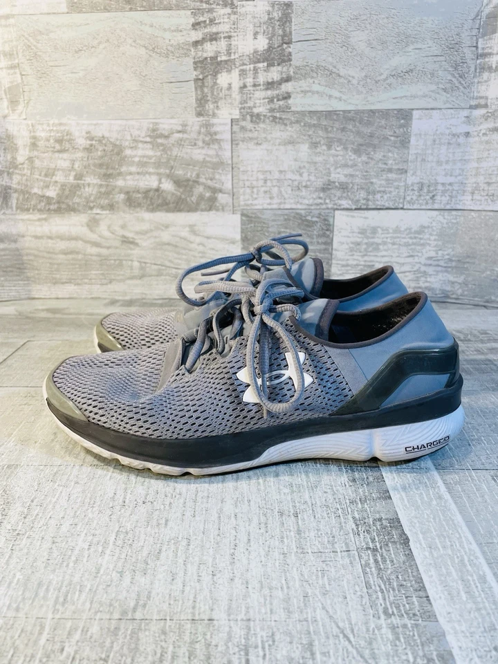 Under Armour Mujer 8.5 Speedform Apollo 2 1266241-036 Gris Zapatos para Correr Foto 3 de 4