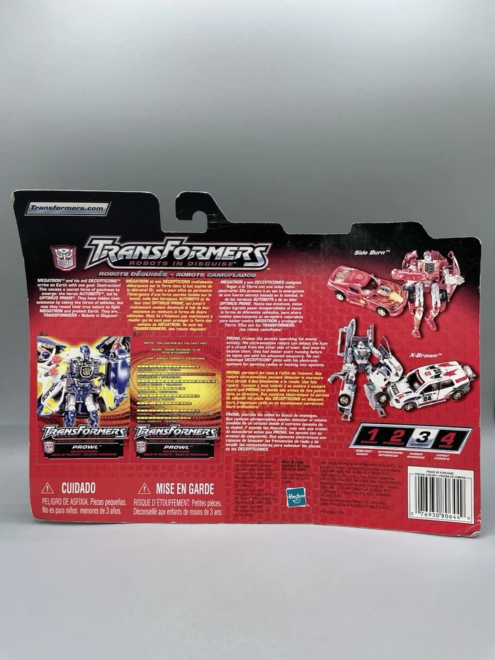 Hasbro Transformers Robots in Disguise Rid PROWL High Speed Chaser 2001 Autobot - Image 4 of 4