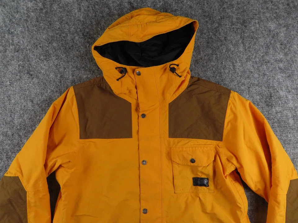 North Face Jacket Mens Large Brushfire Orange Faider Insulated Hyvent Snowboard - Image 2 of 4