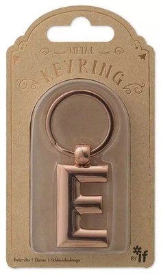 5035393473051 Metalowy brelok do kluczy litera E Keyring IF