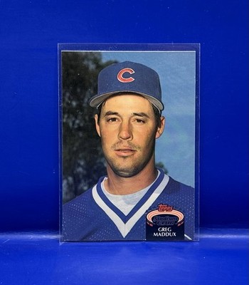 1992 Topps Stadium Club Greg Maddux #665 Chicago Cubs MLB Baseball